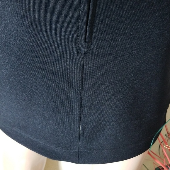 VTG Marcello Soltan Women's Black Suede Leather Mini Skirt Sz Vtg 3/Small Tiered - Picture 4 of 7